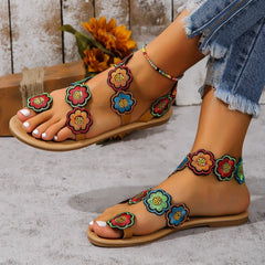 Casual Patchwork Round Comfortable Shoes