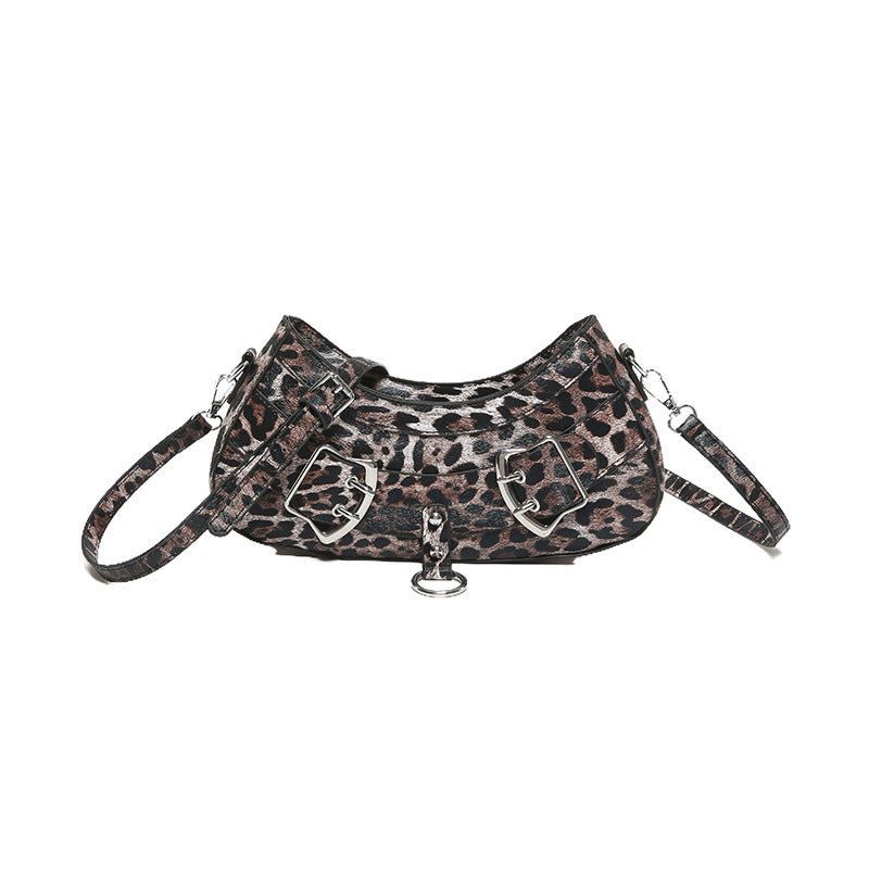 Daily Leopard Patchwork Zipper Bags(3 Colors)