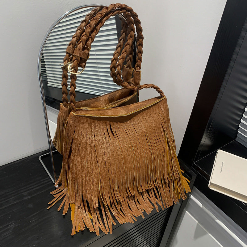 Casual Daily Solid Tassel Bags(4 Colors)