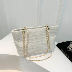 Daily Simplicity Solid Chains Bags(4 Colors)