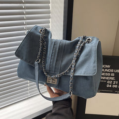 Casual Daily Solid Color Patchwork Bags