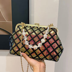 Casual Daily Patchwork Sequins Chains Bags(6 Colors)