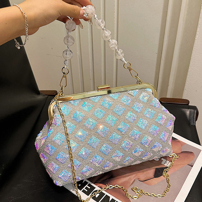 Casual Daily Patchwork Sequins Chains Bags(6 Colors)