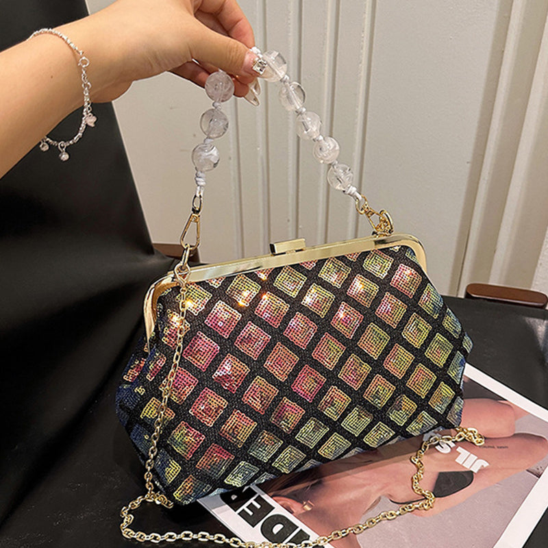 Casual Daily Patchwork Sequins Chains Bags(6 Colors)