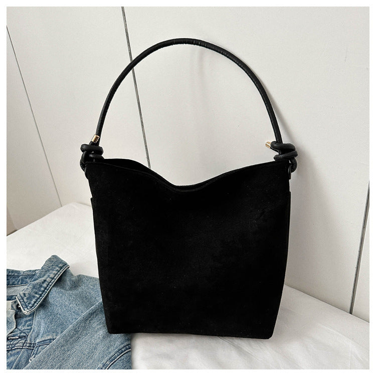 Frosted-Suede-Shoulder-Tote