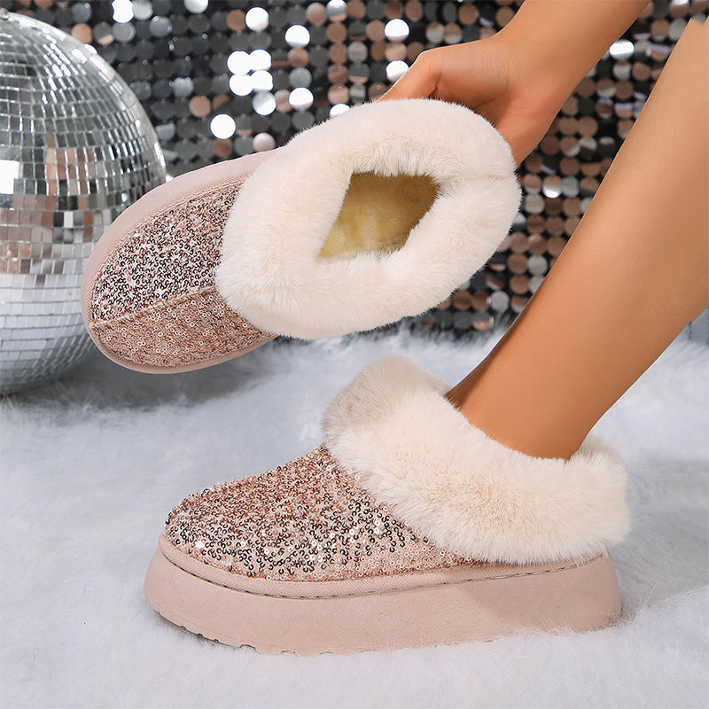 Daily Sequins Closed Comfortable Shoes(3 Colors)