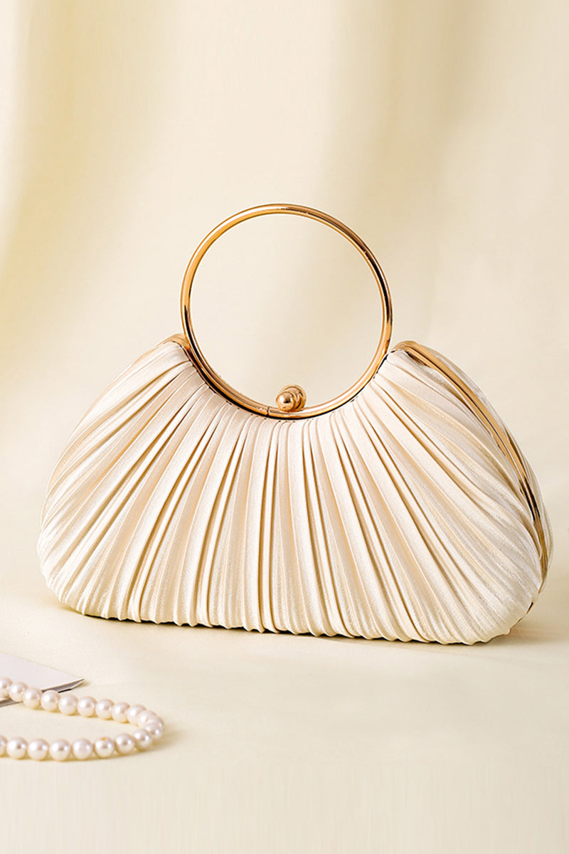 Daily Solid Color Pleated Bags