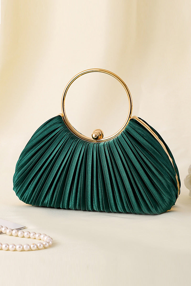 Daily Solid Color Pleated Bags