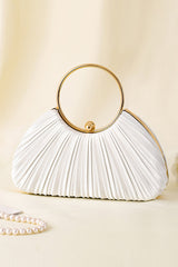 Daily Solid Color Pleated Bags