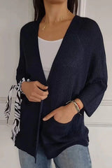 Casual Solid Color Pocket Cardigan Outerwear