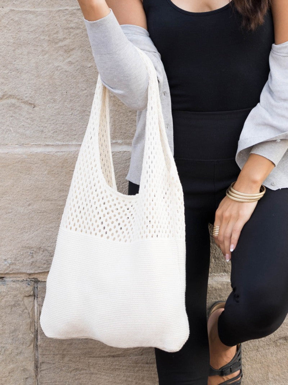 Soft Knit Hobo Bag