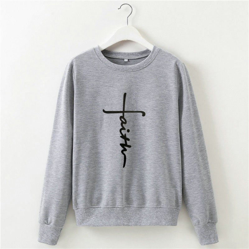 Street Autumn Winter Women Wear Sweater Letter Graphic Print Cropped Long Sleeves Round Neck Top Women