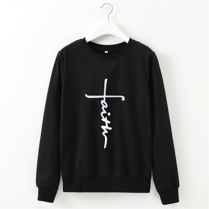 Street Autumn Winter Women Wear Sweater Letter Graphic Print Cropped Long Sleeves Round Neck Top Women