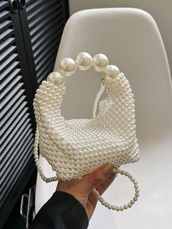 Beaded Solid Color Bags Bags Accessories Handbags Shoulder Bags