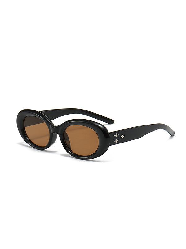 Geometric Sun Protection Sunglasses Accessories