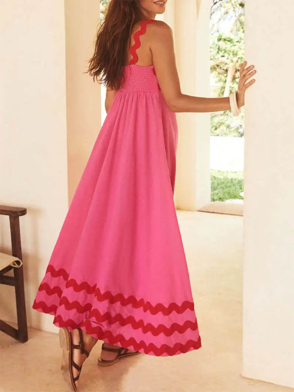 Amelia-Sunset Maxi Dress