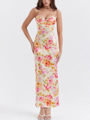 Printed Sexy Maxi Dress