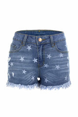 Chicindress Cute Star Denim Shorts