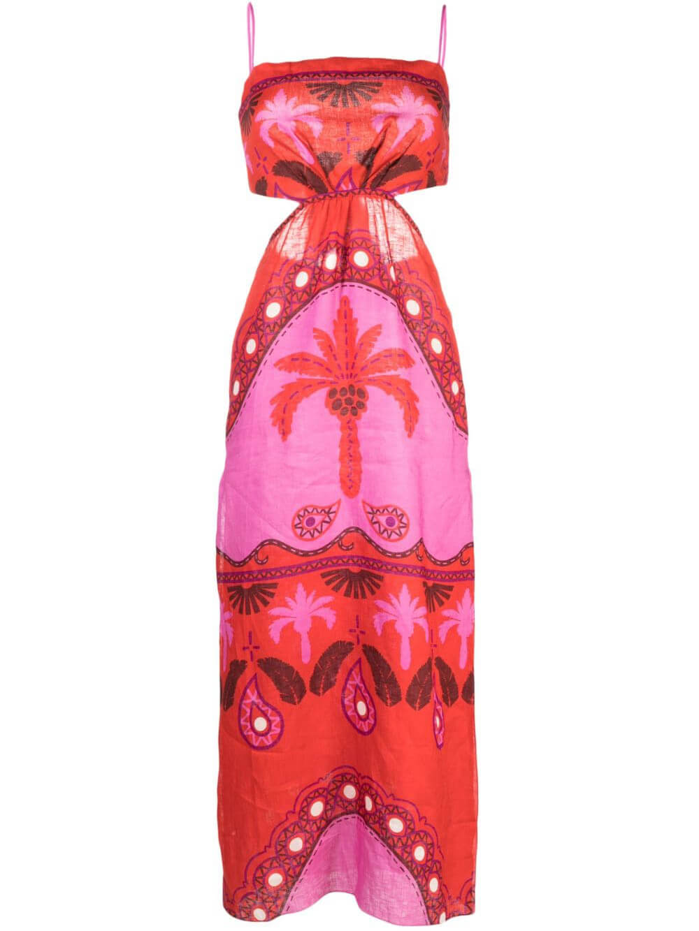 Special Ethnicity Graphic Print Maxi Dress