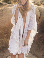 Fiona - Boho Lace Beach Cover-Up