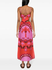 Special Ethnicity Graphic Print Maxi Dress