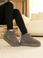 Smaibulun Ugg | Ultra Mini Platform Low Ankle Boot - Grey