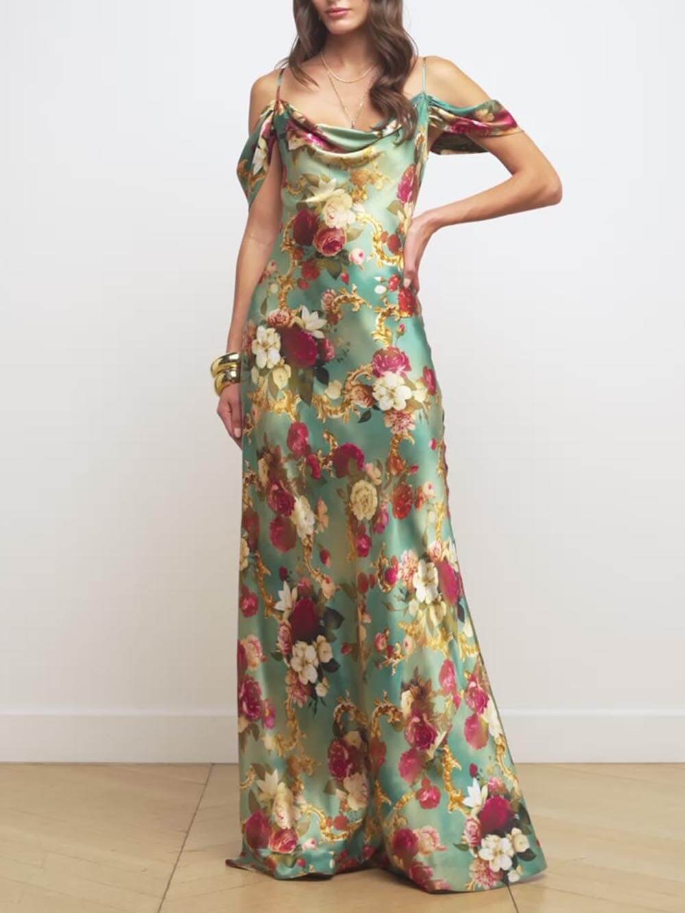 Venice - Elegance Blossoms Maxi Dress