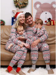 Christmas Snowflake Trees Family Pajamas Sets