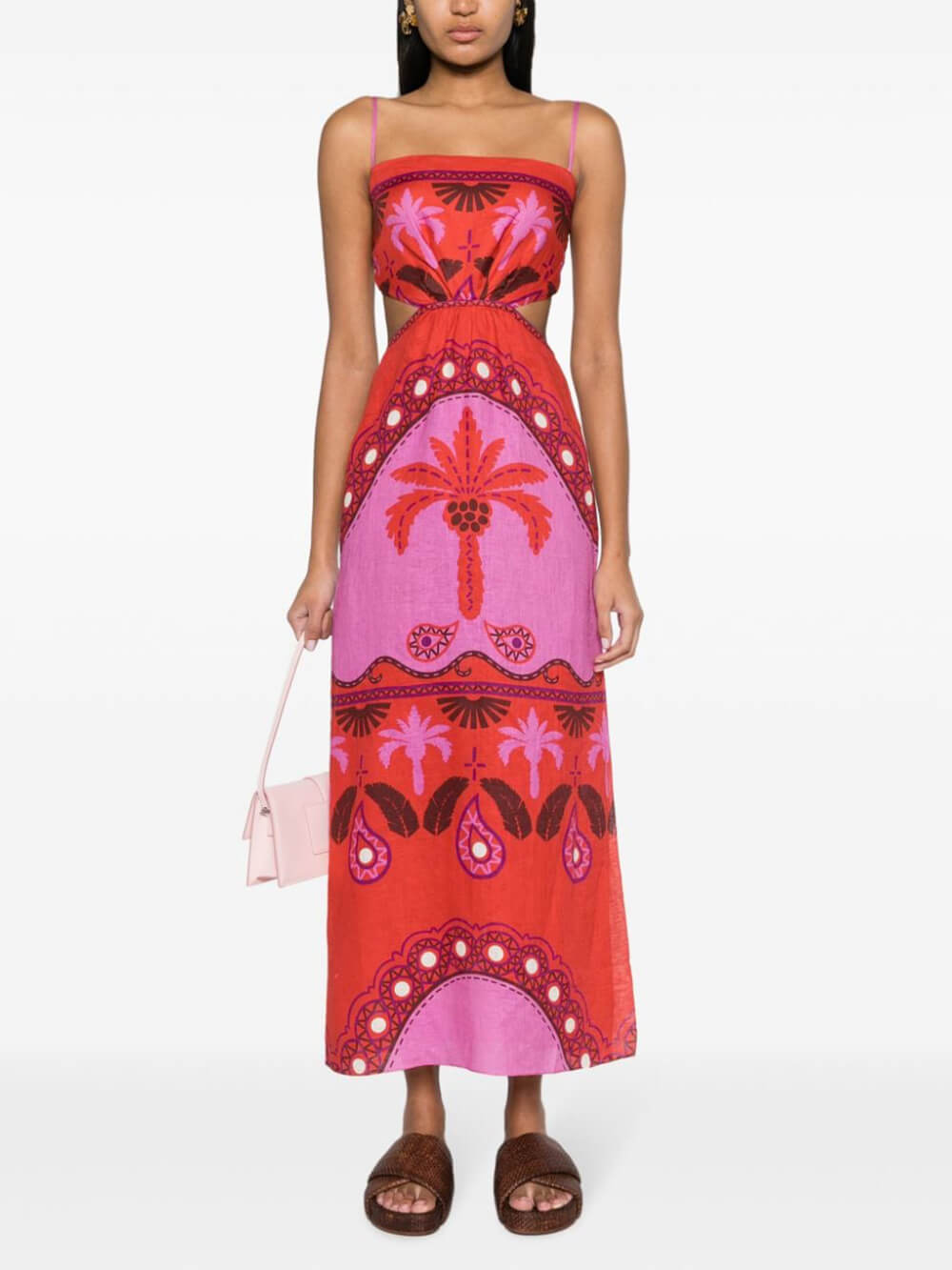 Special Ethnicity Graphic Print Maxi Dress