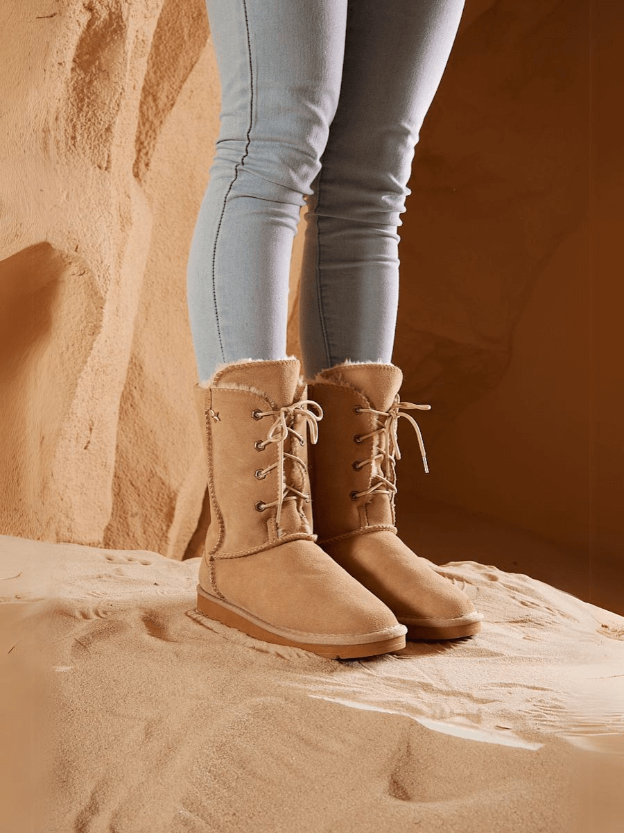 Smaibulun Ugg | Star Soldier Suede Wool Blend Boots