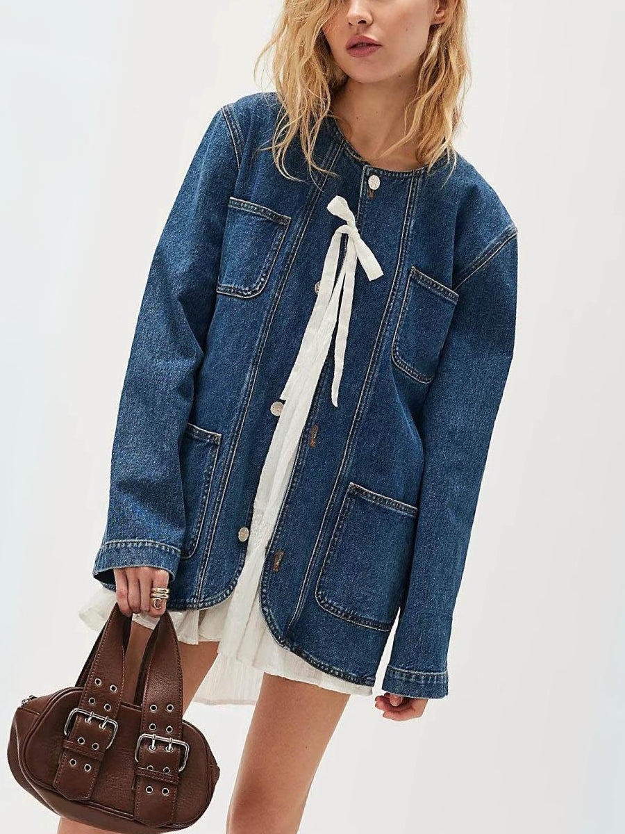 All Set Relaxed Denim Jacket