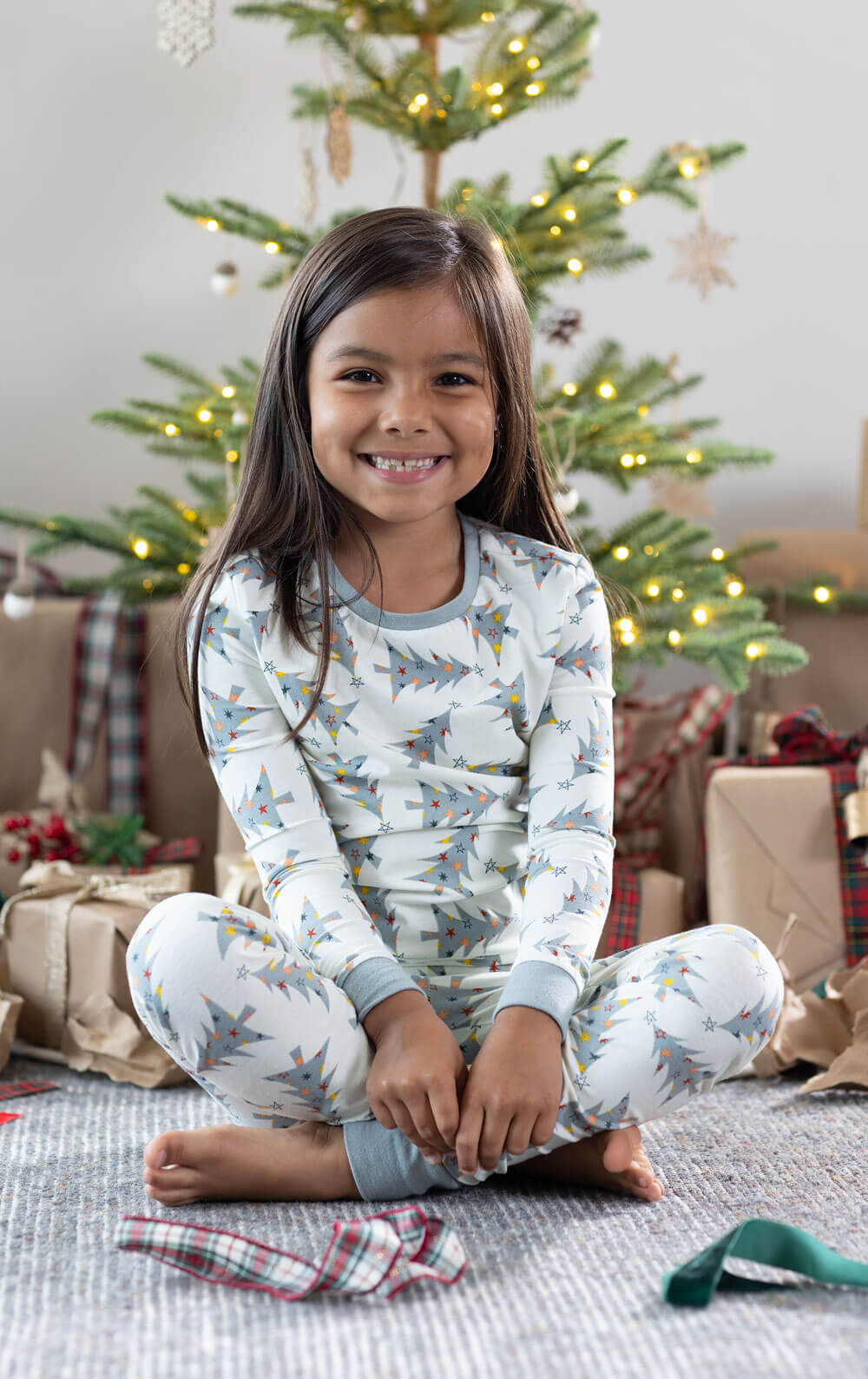 Christmas Tree Print Family Pajamas