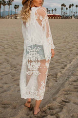 Chicindress Sheer Shawl Beach Swimwear Cover-up