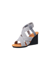 Jady Rose | Brandie Wedge Sandal - Grey