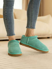 Smaibulun Ugg | Faux-Fur-Lined Suede Tasman Ankle Boot - Turquoise