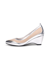 JADY ROSE | Just my type leather pump - Silver