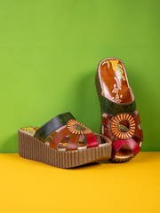 Soffia | Helcionella Cut-Out Leather Clog