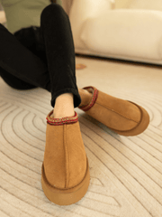 Smaibulun Ugg | Tazzy Mini Platform Low Ankle Slippers - Chestnut