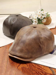 Buckle Hollow Split-Joint Beret Hats