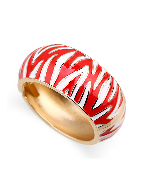 Geometric Zebra-Stripe Bracelet Accessories