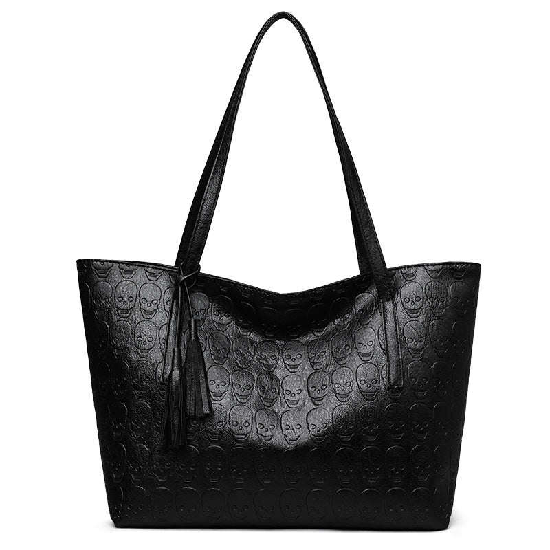 Gothic-Chic Skull Tote