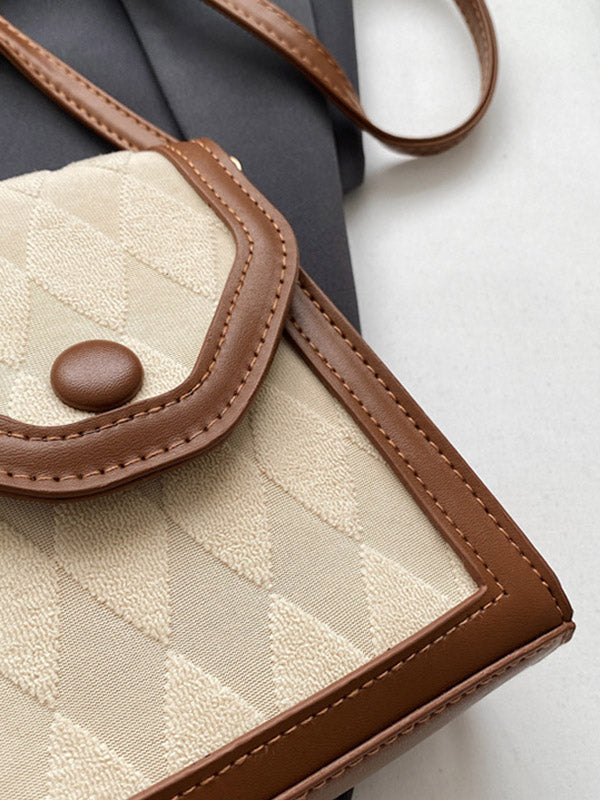 Geometric Split-Joint Bags Crossbody Bags