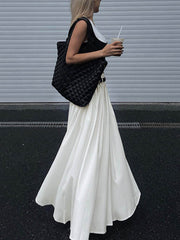 Modern Pleated Pleated Skirt