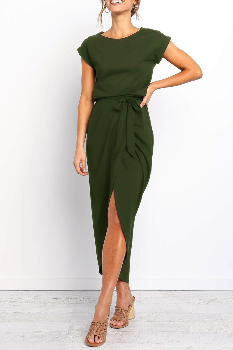 Chicindress Solid Color Essential Grace Midi Dress(4 Colors)