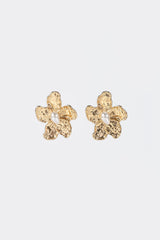 Floral Pattern Stud Earrings