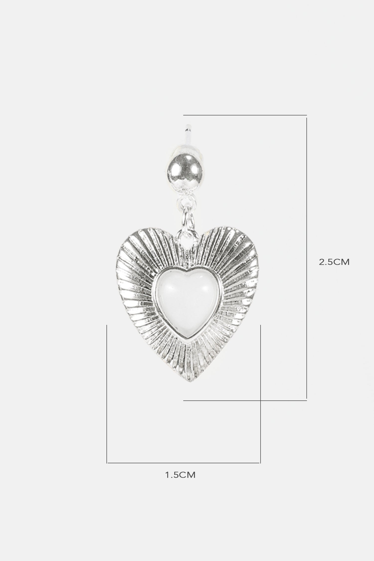 Stud Heart Shape Earrings