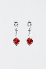 Rhinestone Decor Drop Earrings