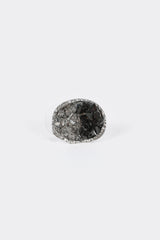 Black Oval Diamond Stud Earrings