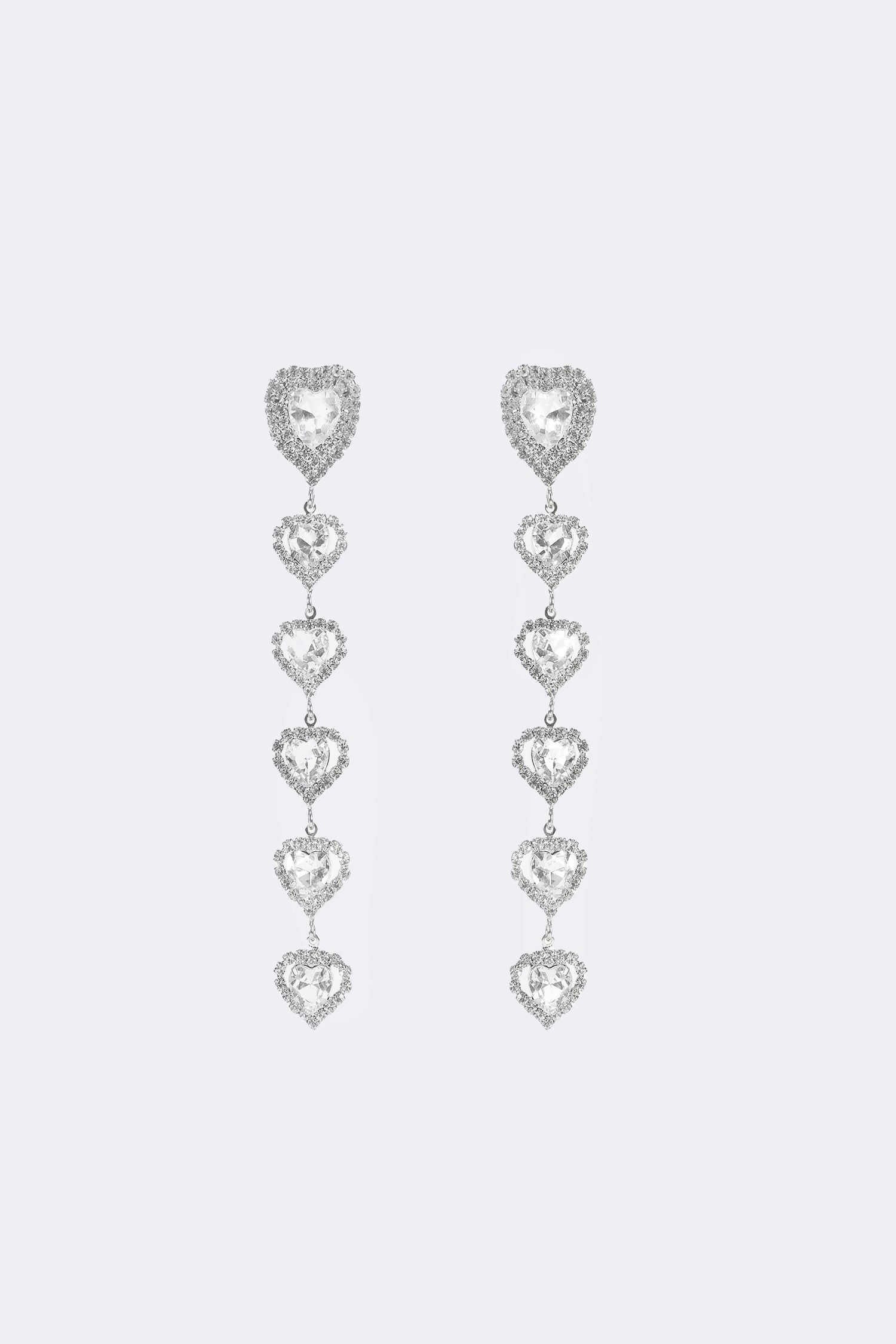 Designed Heart Shaped Necklace & Heart Shape Earrings Set