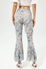 Printed Flare Pants